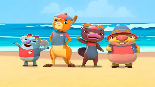 动画片《Kangaroo Beach 动物海滩救援队》[儿童教育][中文版26集第一季][6.93GB][百度网盘]