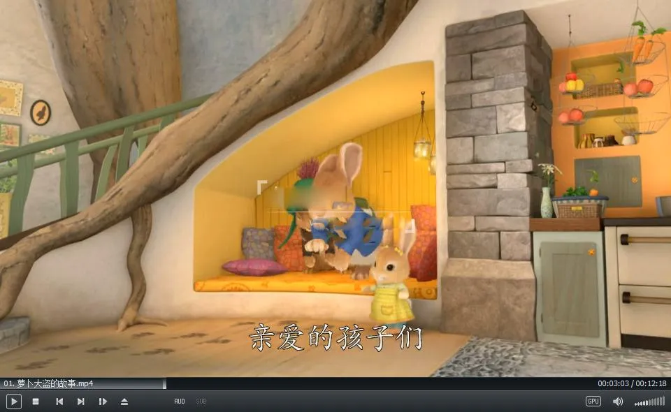 动画片《彼得兔的故事》[儿童教育][中文版全二季共107集][18GB][百度网盘]