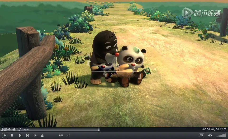 动画片《熊猫和小鼹鼠Krtek a Panda》[儿童教育][中文版全52集][12.6GB][百度网盘]