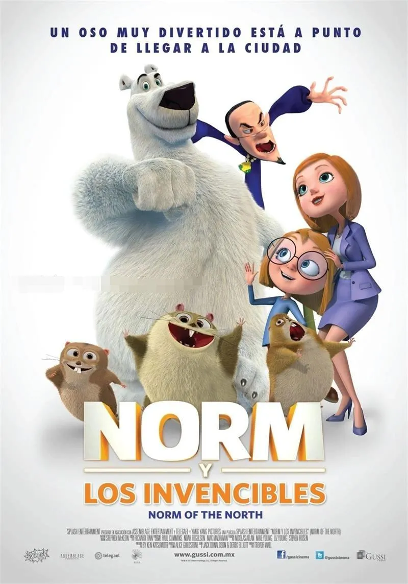 儿童电影《北极移民 Norm of the North 2016》[儿童教育][英语中英双字1集][1.84GB][百度网盘]