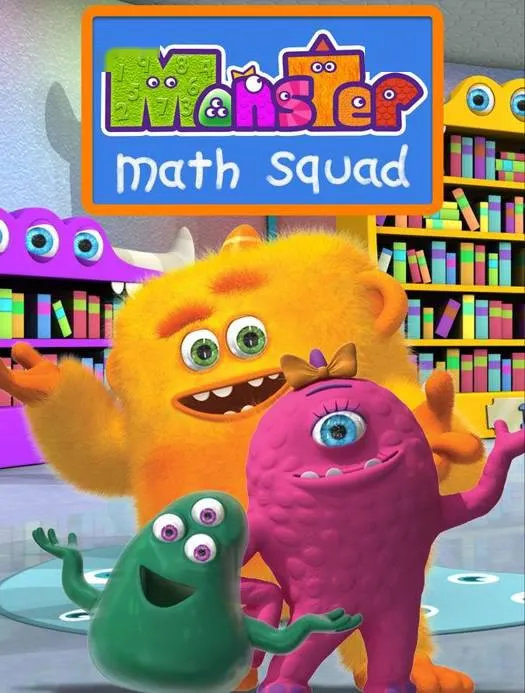 动画片《Monter Math Squad 怪物数学小分队》[儿童教育][英文版50集第1季][5.19GB][百度网盘]
