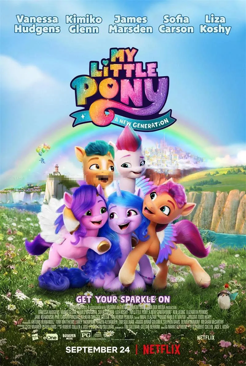 儿童电影《小马宝莉：新世代 My Little Pony: A New Generation》[儿童教育][英语中英双字1集][1.76GB][百度网盘]
