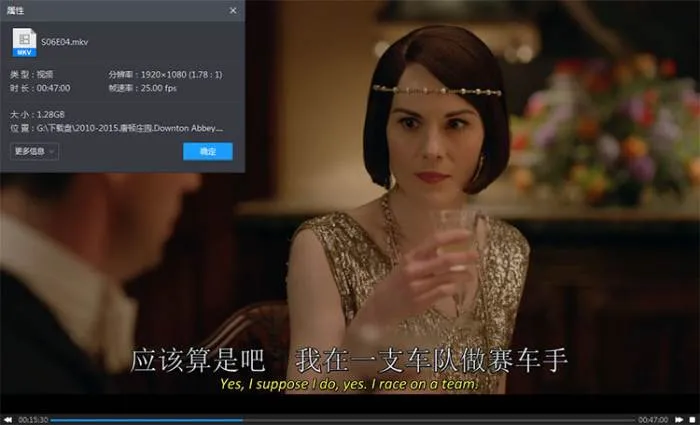 英剧《唐顿庄园》全6季(ITV出品)高清/原声中英双字/视频合集【百度云网盘下载】