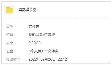 英剧《喜鹊谋杀案》全6集(彼得·卡坦纽执导)高清1080P/英语中字/电视剧合集【百度云网盘下载】