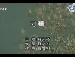 2019内地罗文裕《才华》国语MV 109MB百度网盘资源-小文资源网
