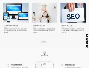 织梦dedecms：响应式网站、APP、小程序开发公司模板（自适应移动端）