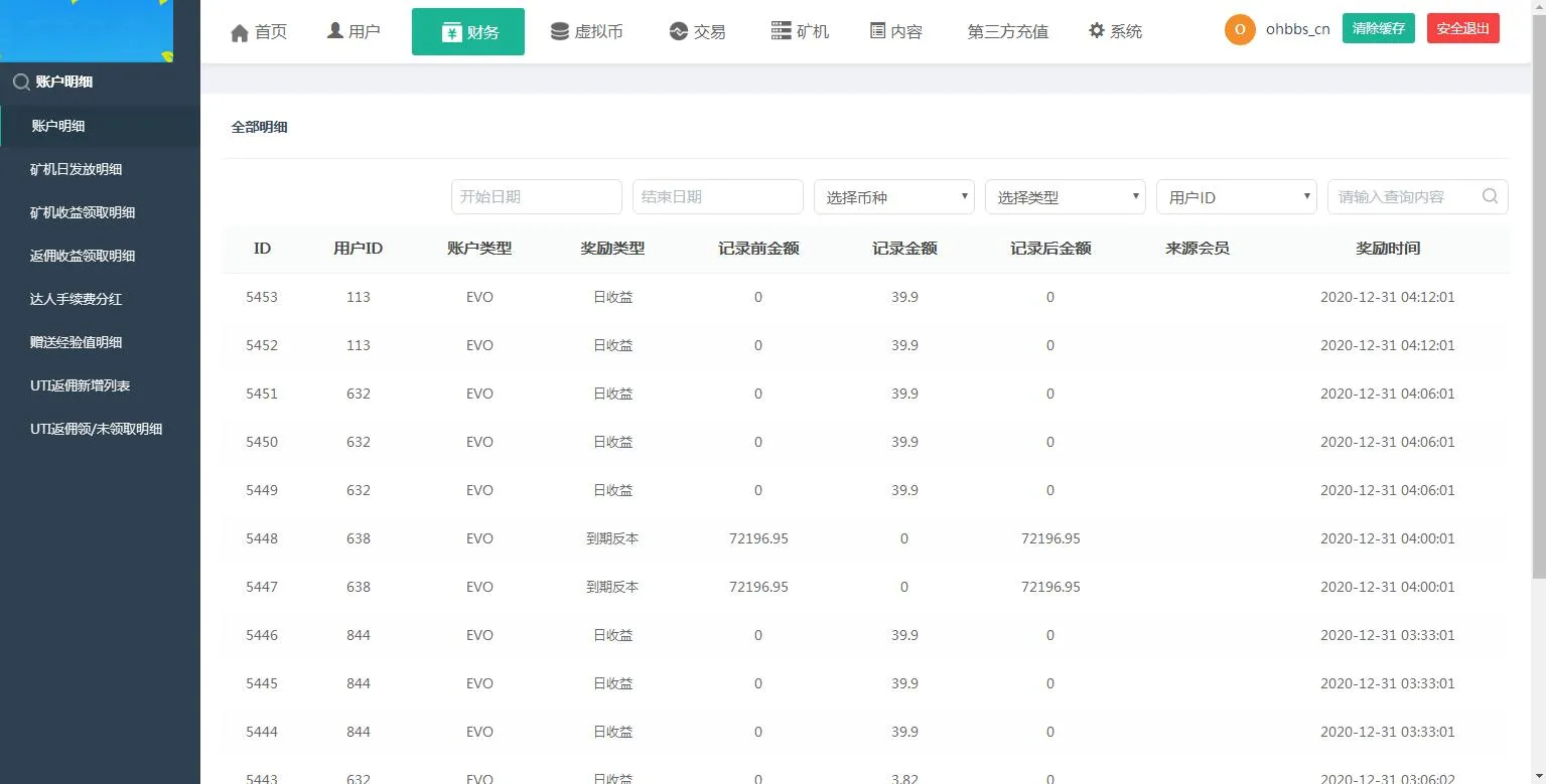 A1010 【尤泰链矿机】区块链挖矿系统+链上钱包[运营版]