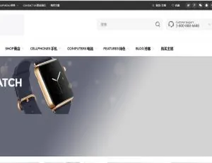 C255 WordPress购物商城主题源码：电子商务外贸网站汉化版-小文资源网