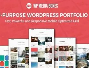 WP Media Boxes Portfolio 1.5.2专业破解版|自定义组合设计网格WordPress插件-小文资源网