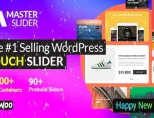 Master Slider Pro 3.4.7汉化版：触摸响应式WP幻灯片插件-小文资源网