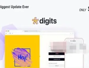 Digits 7.8.1汉化版：WordPress必备手机号短信OTP验证注册登录插件-小文资源网