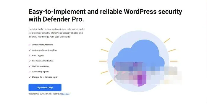 WPMU Dev Defender Pro 2.6.5汉化中文版|WordPress防火墙安全防护插件