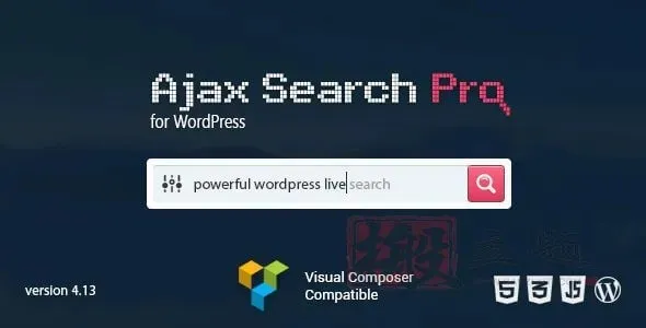 Ajax Search Pro 4.21.5汉化中文版|高效定制化WordPress搜索插件