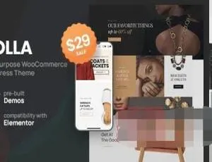 Molla 1.3.3汉化中文版：多功能WooCommerce电商WP主题模板-小文资源网