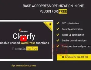 Webcraftic Clearfy Business 2.0.0汉化版：WordPress必备优化加速多功能插件-小文资源网