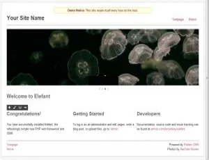 Discover Elefant CMS v2.2.0