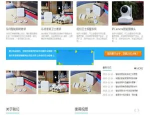自适应手机移动端的织梦dedecms电子防盗产品企业网站模板