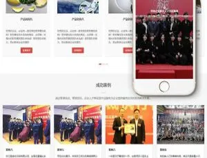 财富管理培训咨询公司织梦DedeCMS响应式网站模板（手机移动端自适应）
