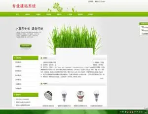 中英企业网站系统网展绿色风 v11.0