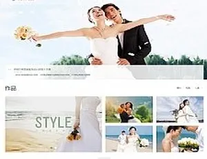 HTML5 响应式！手机自适应的婚纱照与个人写真户外摄影工作室织梦源码