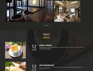 黑色创意！织梦dedecms装修设计公司自适应移动端网站模板