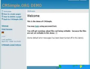 探索强大的 CMSimple v5.1