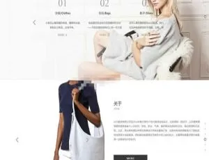 《必看！织梦dedecms 响应式创意滚屏摄影服装服饰网站模板（手机自适应）》-小文资源网