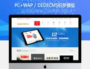 大气互联网服务机构企业织梦模板（含wap）