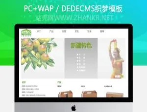 食品红枣包装礼盒类织梦网站模板