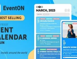 必看！EventON 4.4.4 超赞完美汉化中文版合集，虚拟活动精美日历 WordPress 插件-小文资源网