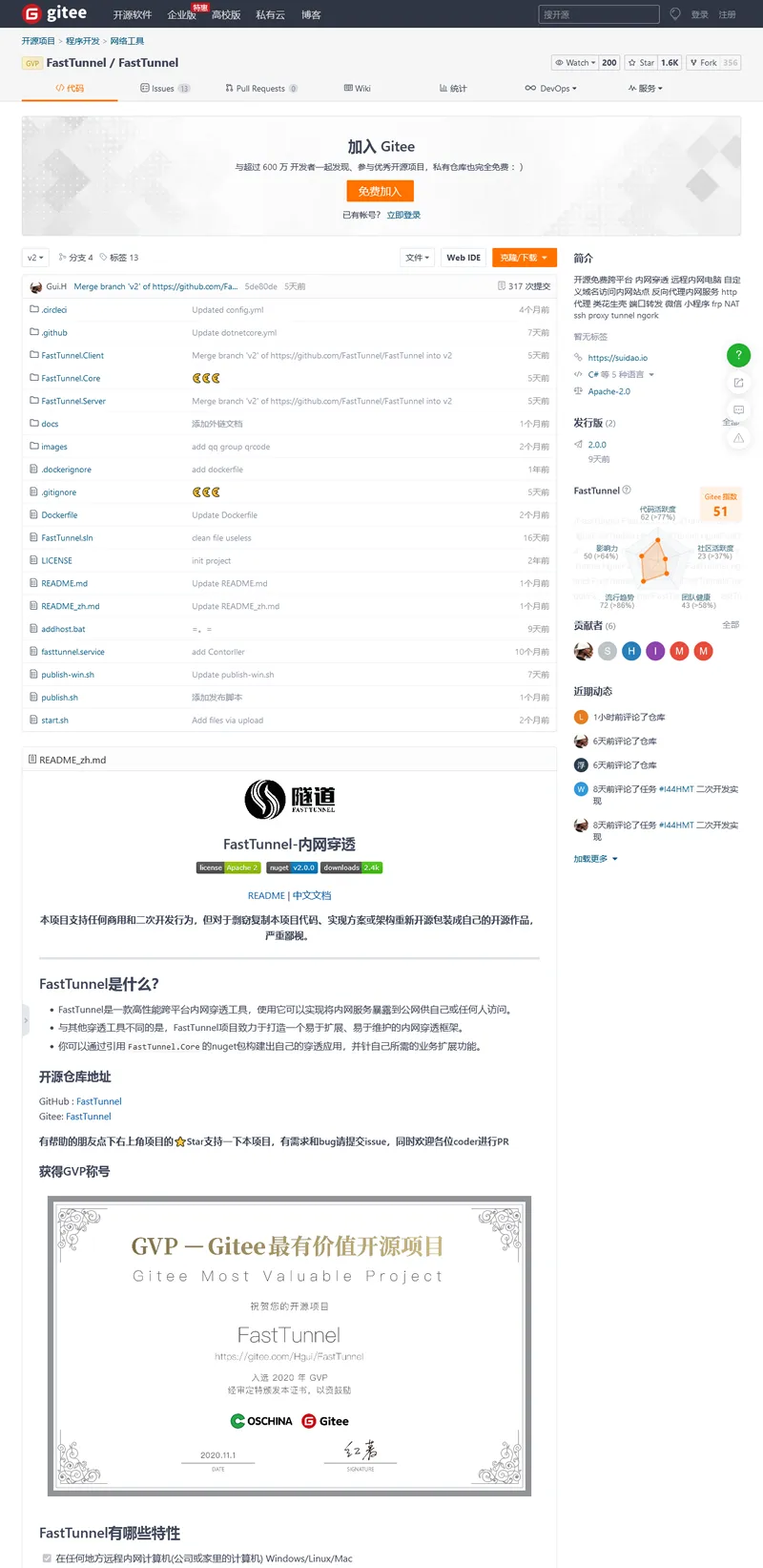 FastTunnel高性能跨平台内网穿透工具 v2.0.4