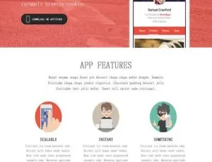 免费下载！苹果 APP 软件企业模板与网页模板素材