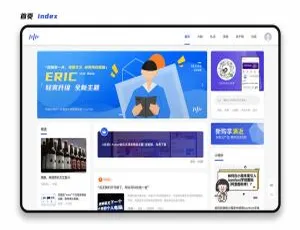 YzmCMS 全新 Ericv1.0 轻爽极简风模板主题