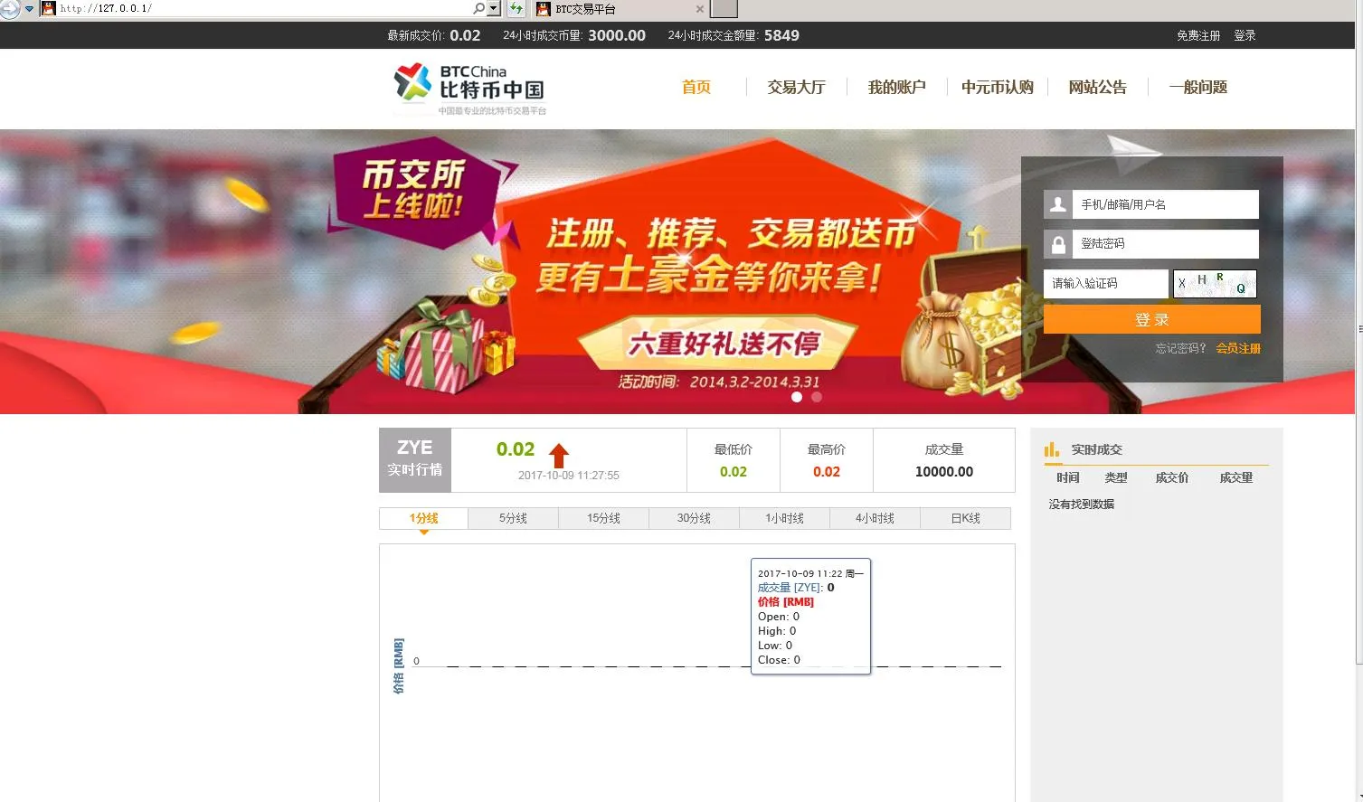 ThinkPHPBT币交易平台系统源码