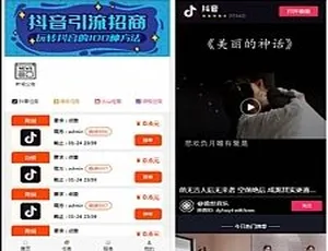 抖音快手点赞任务在线交易系统：Thinkphp内核UI美化版