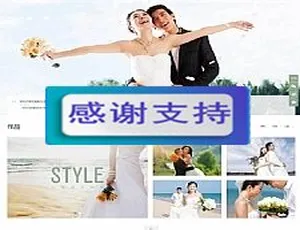 自适应手机端！简洁大气织梦dedecms婚礼策划婚纱摄影机构响应式网站源码模板-小文资源网
