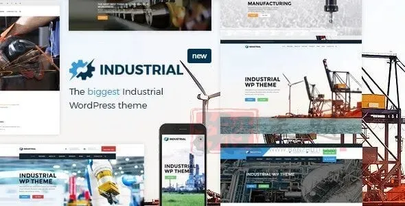 Industrial 1.7.0完美汉化中文版|工业制造工厂响应式WordPress主题模板