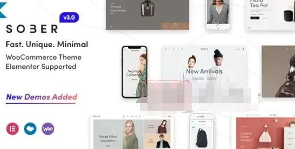 Sober 3.4.10完美汉化中文版|服装科技高级WooCommerce WordPress电子商务主题模板