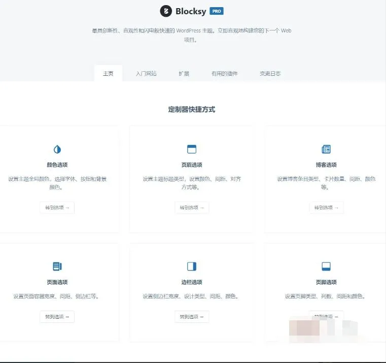 Blocksy Pro 1.8.96完美汉化中文版|区块自定义个性化轻量闪电快速WordPress主题