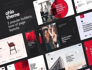Ohio 3.2.2 完美汉化版：多功能产品组合的WordPress企业主题创意展示-小文资源网