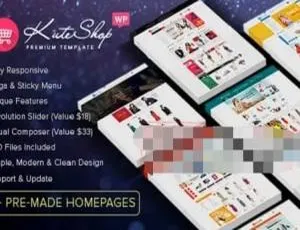 KuteShop 4.0.8汉化中文版：时尚奢侈品珠宝商城Elementor WooCommerce主题（支持RTL）-小文资源网