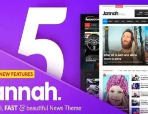 Jannah News 7.0.3 超绝汉化中文版：新闻杂志CMS响应式WP主题模板-小文资源网