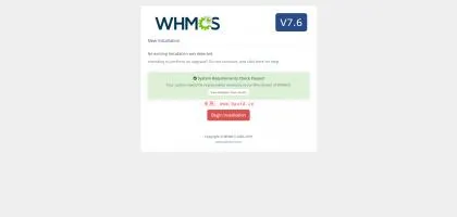 完美破解版，无任何限制whmcs v7.6开心版