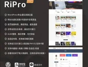 Ripro8.7 日主题版：超火的 WordPress 主题-小文资源网