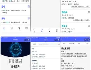 爆款！多功能起名查重微信小程序源码-小文资源网