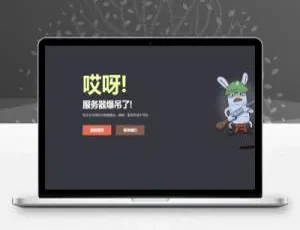 探秘守萝卜的兔子404错误页面源码-小文资源网