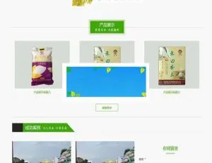 必看！织梦dedecms粮食大米米业公司响应式网站模板（适配手机端）