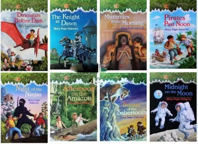 [英语绘本]《神奇树屋Magic Tree House》[英文字幕][共52本][6.1GB][百度网盘]