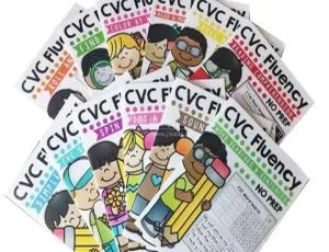 《CVC fluency》英语教材：12册300页带英文字幕 108MB 百度网盘下载