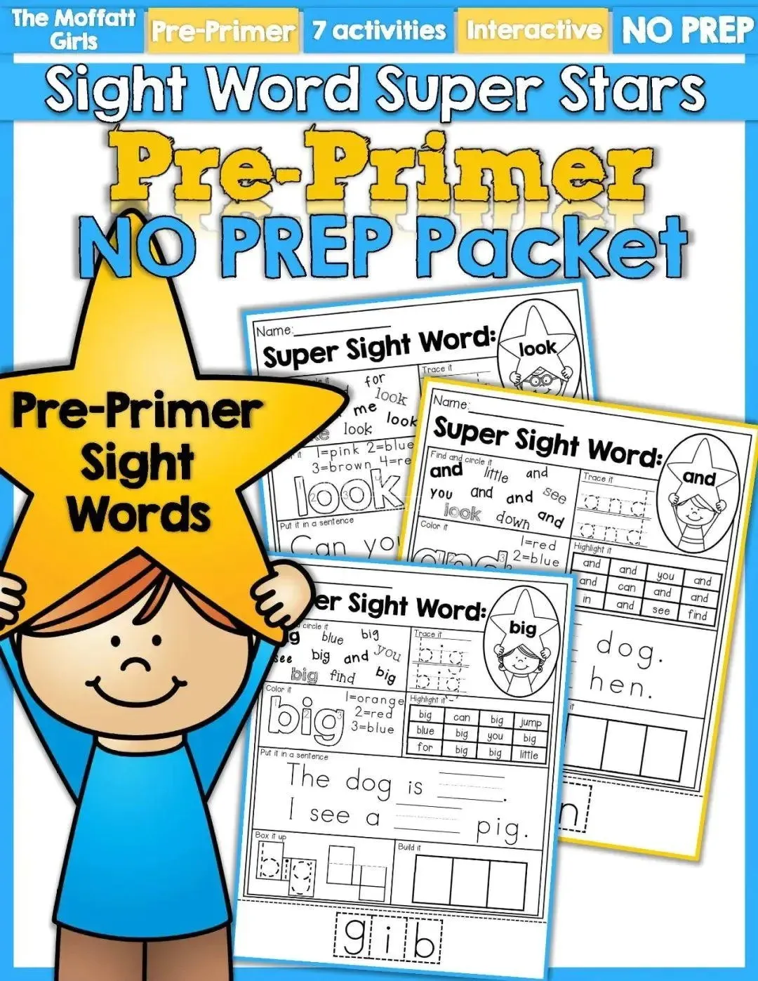 [英语教材]《Sight Words Super Stars》[英文字幕][全5册][28MB][百度网盘]